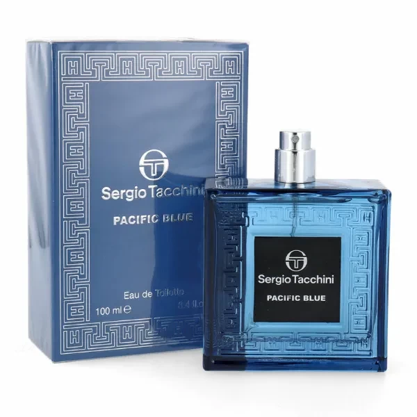 Sergio Tacchini Pacific Blue Eau de Toilette Spray 100ml.
