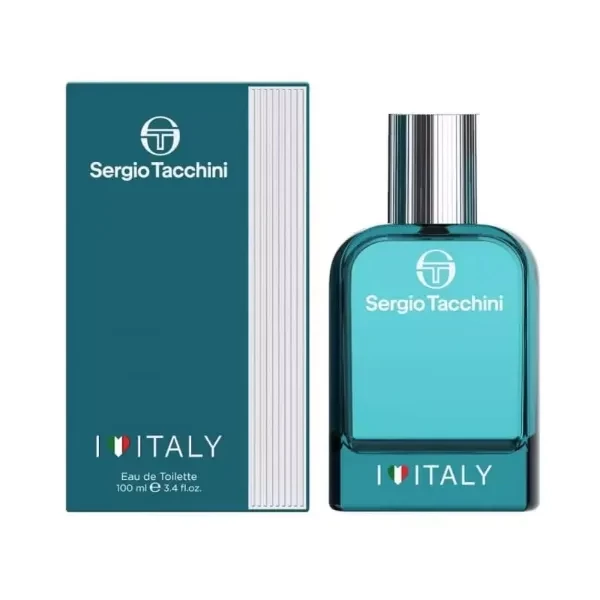 Sergio Tacchini I Love Italy Eau de Toilette for men,100Ml.