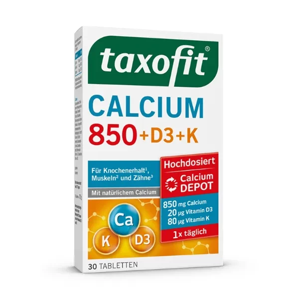 Tableta Taxofit Calcium 850 D3 K