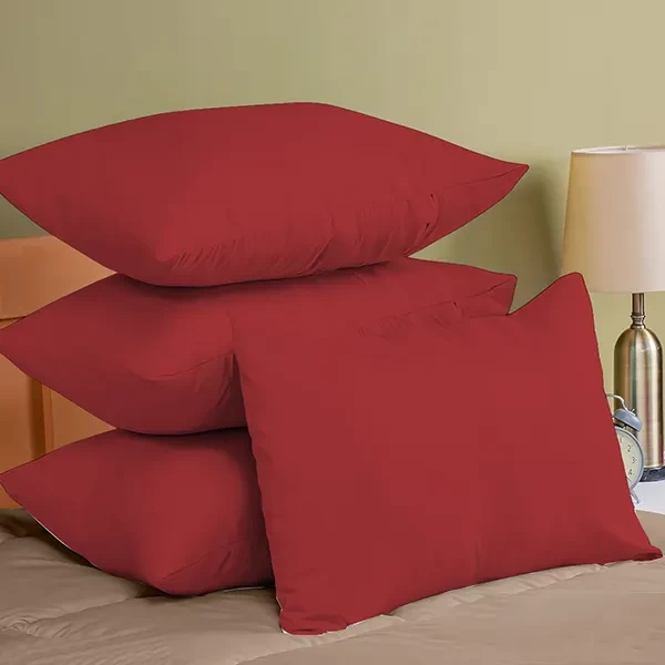 Set Këllëf Jastëku, 50x70cm, 4 Copë, Red