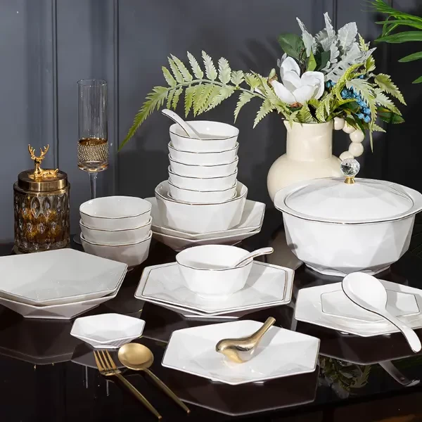 Set Pjata Porcelani, 40 Pjesë, DFLS-171