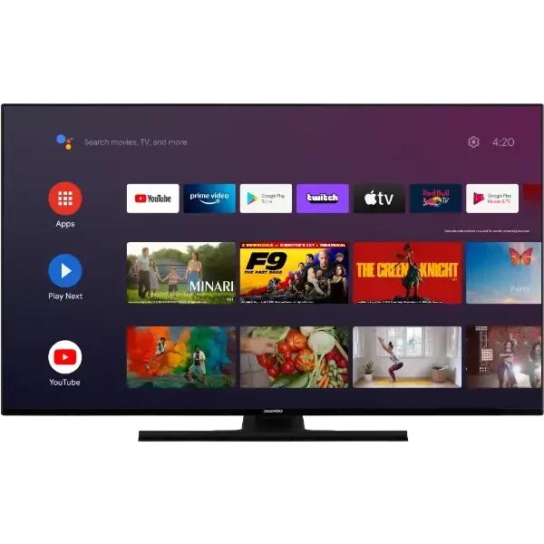 TV QLED, 4K Daewoo, D50DH55UQNS