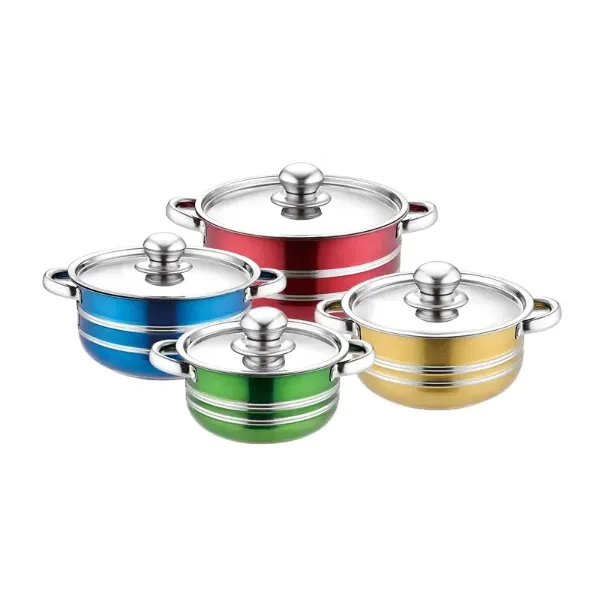 Set Tenxhere, Çelik Inox, 8 Pjesë