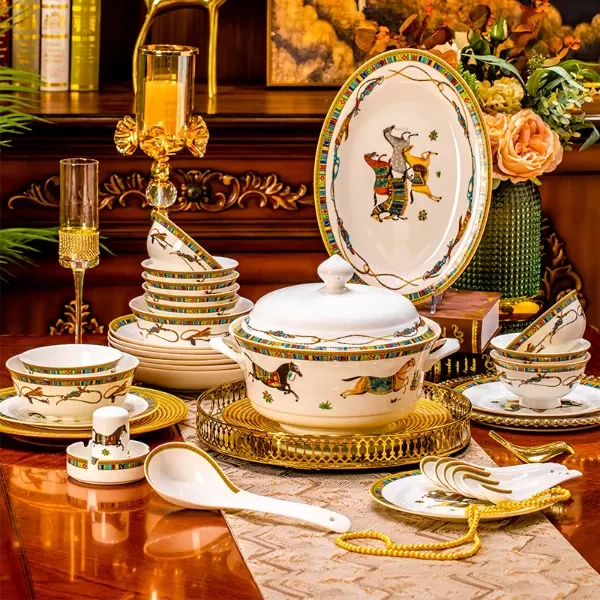 Set Pjata Porcelani, 49 Pjesë, DFLS-173