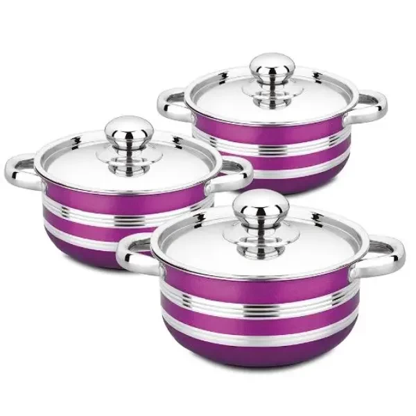 Set Tenxhere, Çelik Inox, 6 Pjesë