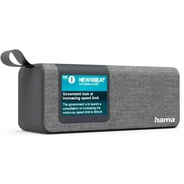 Radio dixhitale Hama, FM, DAB, DAB+, Bluetooth, me bateri