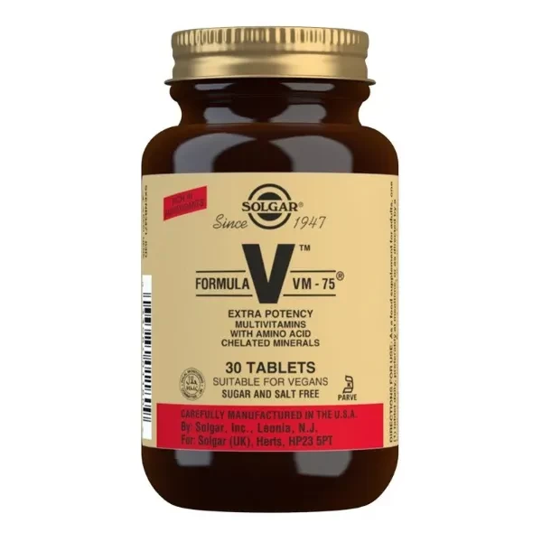 Vitamina dhe Minerale Formula VM-75 Solgar 30 Tableta.