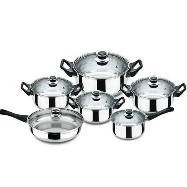 Set Tenxhere, Çelik Inox, 12 Pjesë