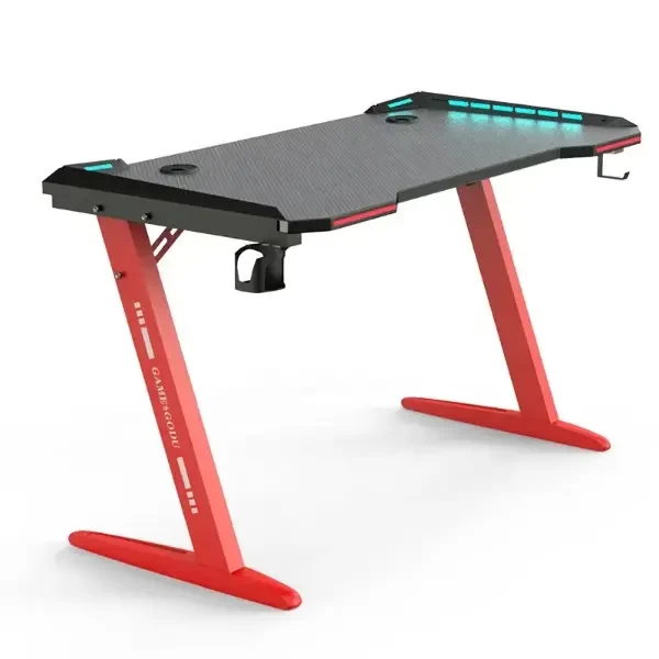 Tavolinë Gaming, 140x60x73cm, ZDL3-RED&BLACK