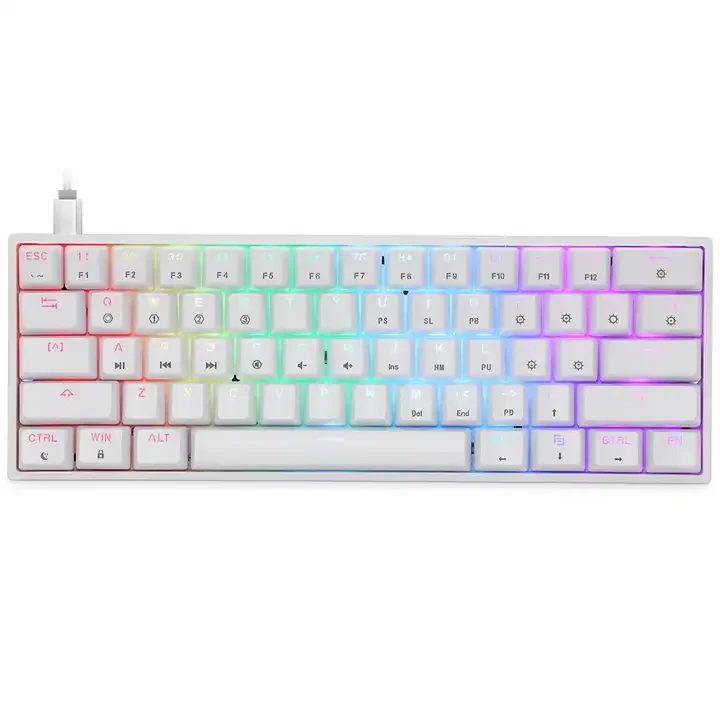 White Shark Gaming Tastiere GK-2022 E bardhë /Mekanike/ US