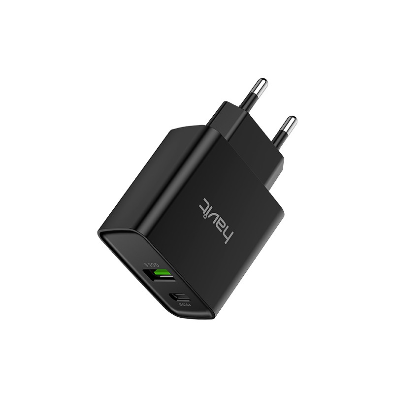 Mbushës me dy Porta 20W PD 18W USB-A