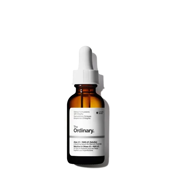 Serum për Fytyrë, Aloe 2% + NAG 2% Solution, The Ordinary, 30 ml